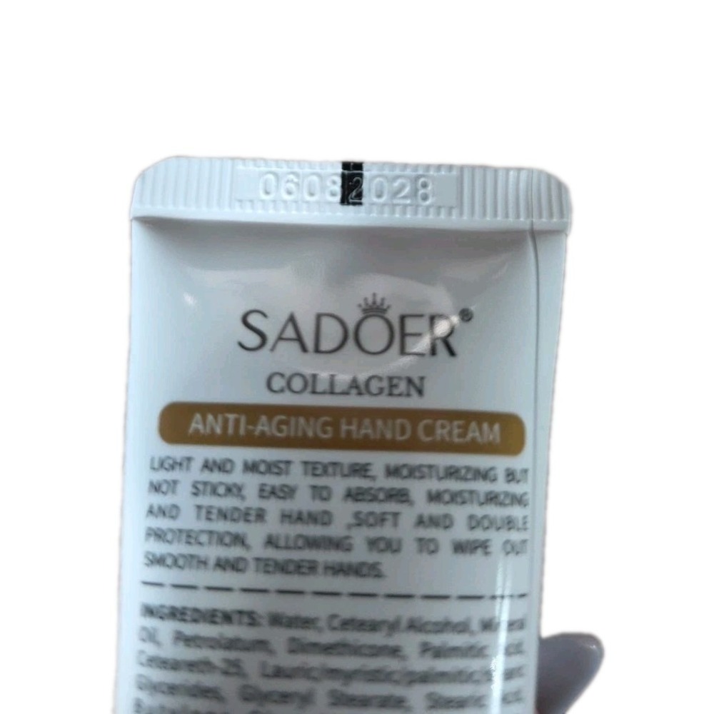 Sadoer Collagen Anti Aging Firming Face Cream Purse Hand Cream 3 Pack 30G Each - Picture 3 of 3